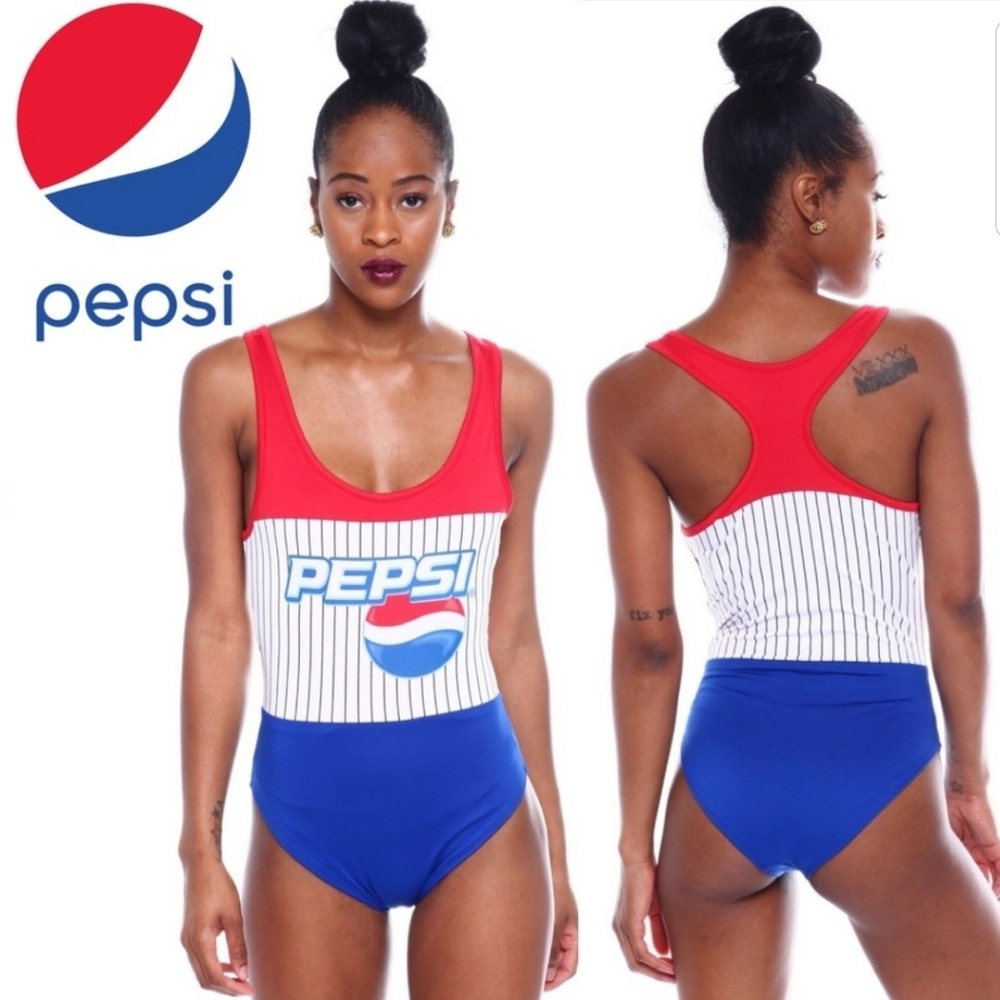 Pepsi Color One Piece Bathing Suit
